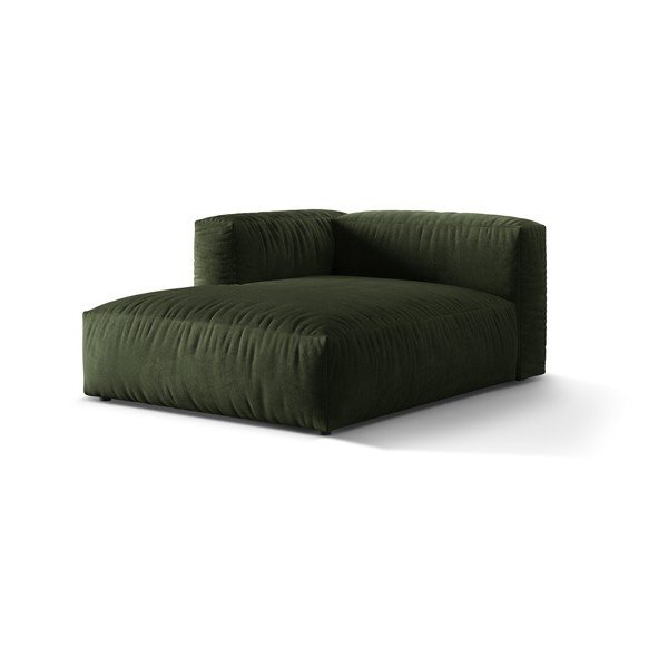 Zelena baršunasti modularna sjedeća garnitura (s lijevim kutom) Martina – Micadoni -image-1