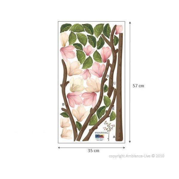 Naljepnica Ambiance Pink Magnolia-image-1