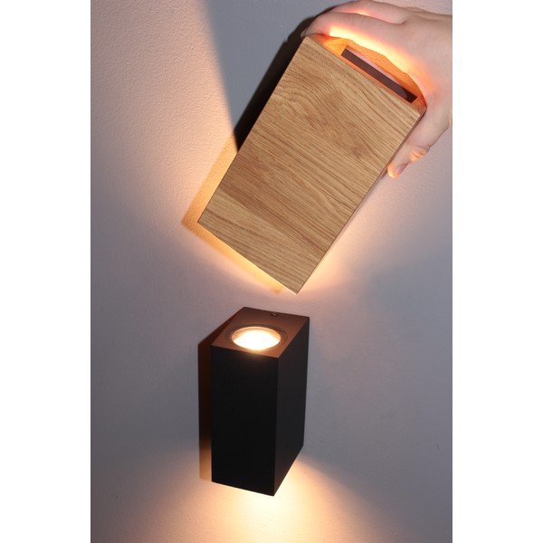 Zidna lampa u prirodnoj boji Shine-wood – Fischer & Honsel-image-4