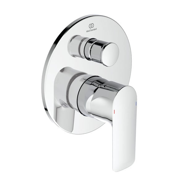 Slavina za kadu/ugrađena u sjajno srebrnoj boji Connect Air – Ideal Standard