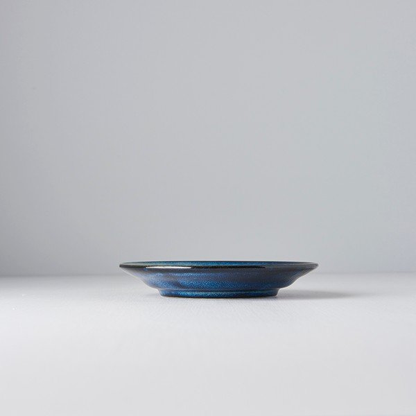 Plavi keramički tanjur MIJ Indigo, ø 17 cm-image-1