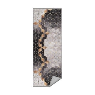 Staza  u sivo-zlatnoj boji 80x200 cm - Mila Home