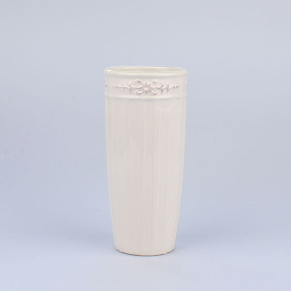 Vaza Antic bijela, 11x24 cm