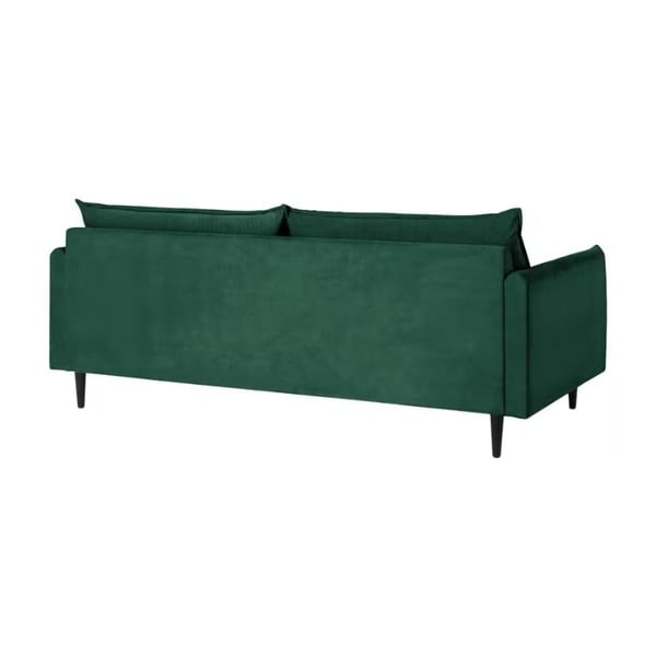 Tamno zelena baršunasta sofa 203 cm Juli – Ropez-image-2
