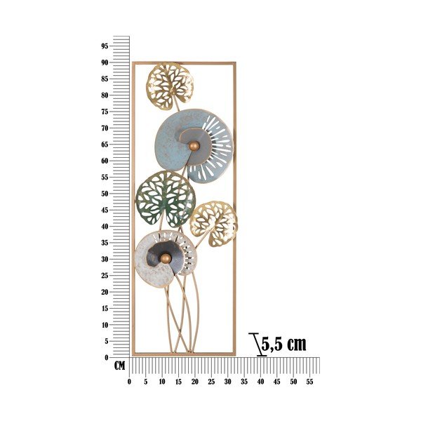 Metalni zidni ukras Mauro Ferretti Gloth, 31,2 x 90 cm-image-2