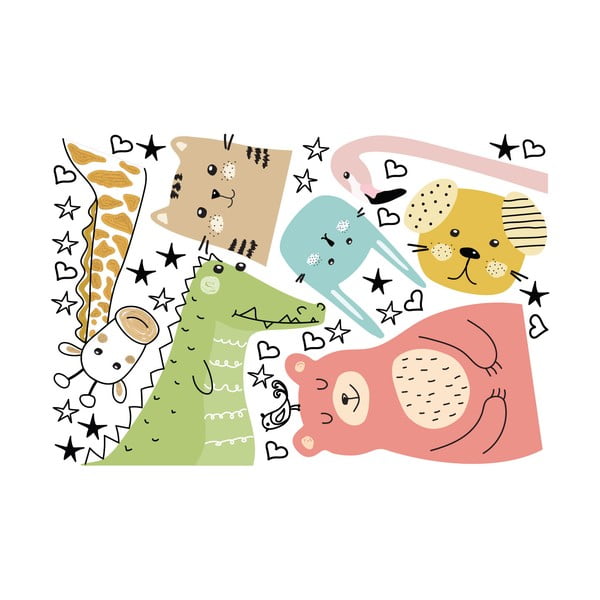 Dječja zidna naljepnica Ambiance Animals Messengers of Love, 90 x 60 cm-image-2