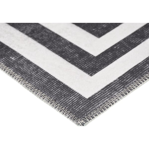 Bijelo-sivi perivi tepih 80x50 cm - Vitaus-image-2