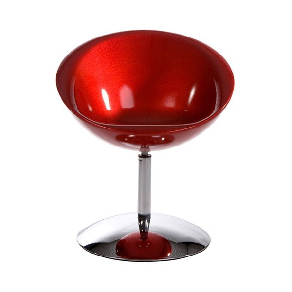 Set od 2 crvene okretne stolice Kokoon Design Bowl-image-4