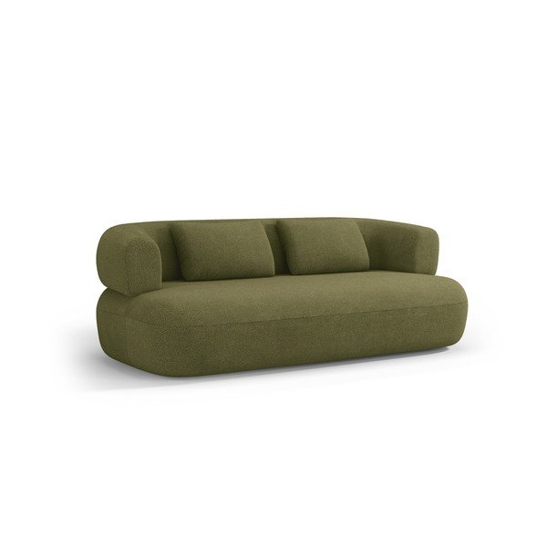 Zelena sofa od bouclé tkanine 178 cm Jenny – Micadoni 