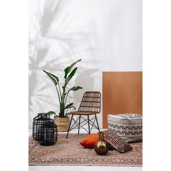 Set od 2 crne lucerne od bambusa Hübsch Bamboo-image-2