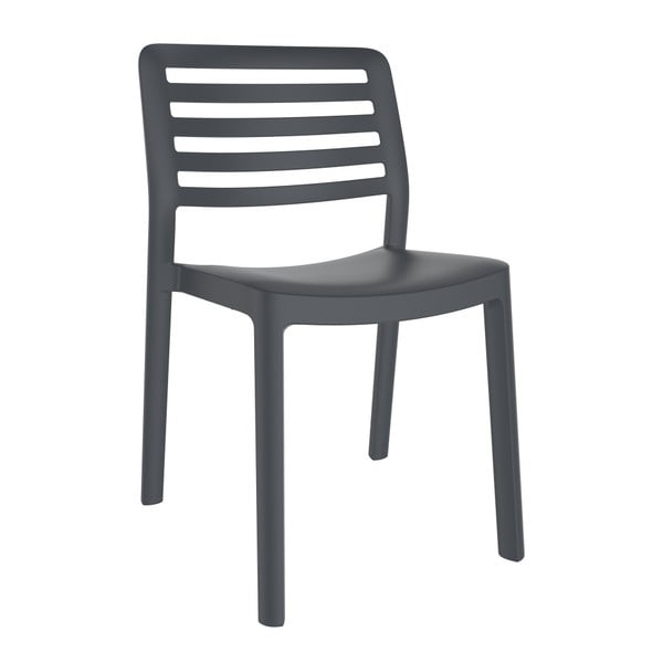 Set od 4 tamnosive vrtne stolice Resol Wind-image-1