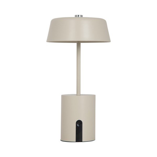 Bež metalna LED stolna lampa (visina 22,5 cm) Elemental LED – Leitmotiv