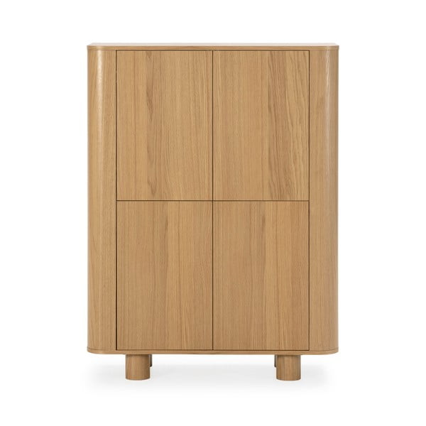Ormarić u dekoru hrasta u prirodnoj boji 100x133x40 cm Padoc – MOME