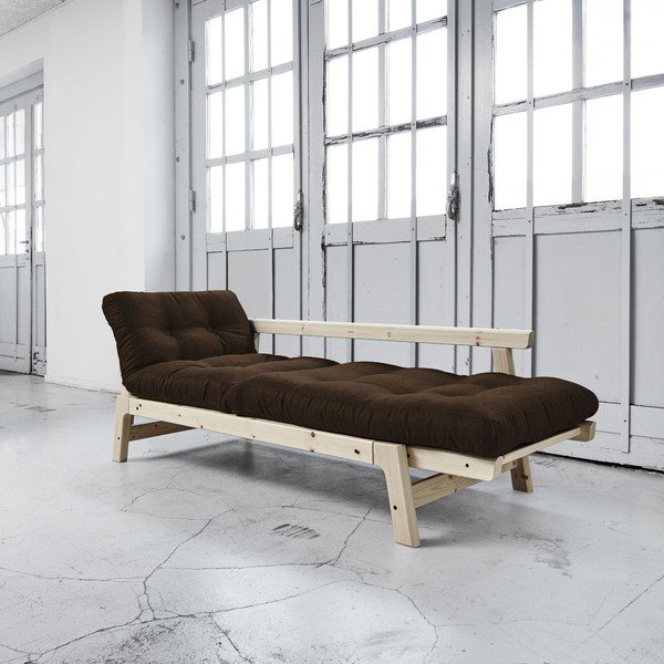 Sofa na razvlačenje Karup Step Natural / Choco Brown-image-2