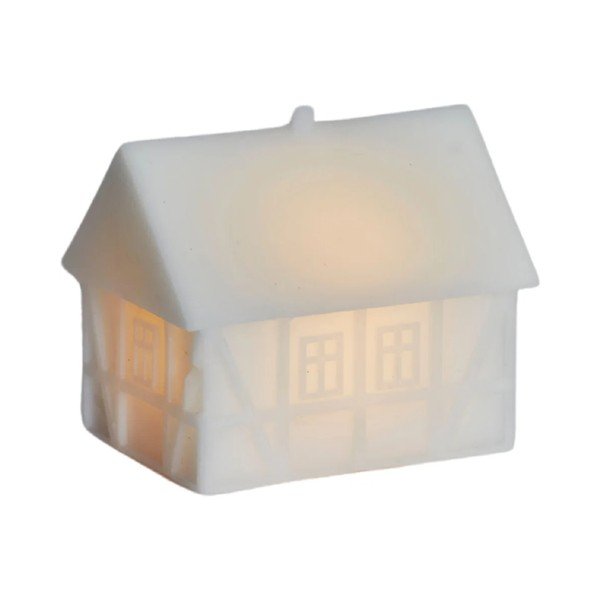 Bijeli svjetlosni ukras na baterije Copenhagen Half-Timbered House – Sirius