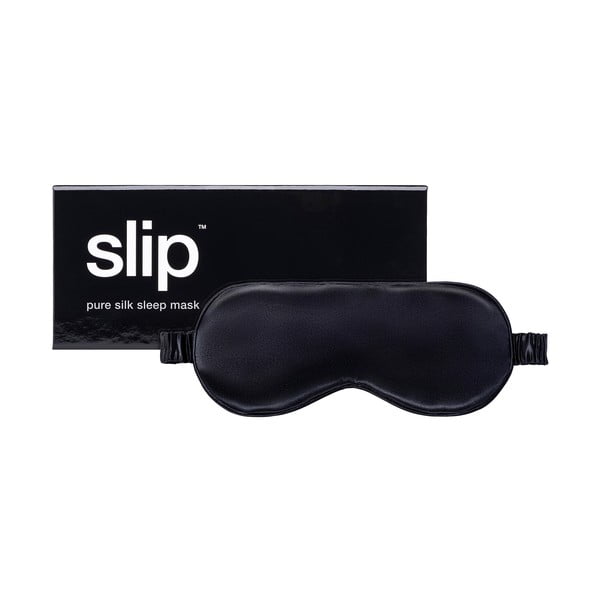 Crna svilena maska za spavanje Black – slip-image-3