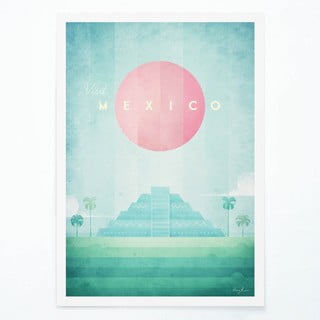 Poster Travelposter Mexico, 50 x 70 cm