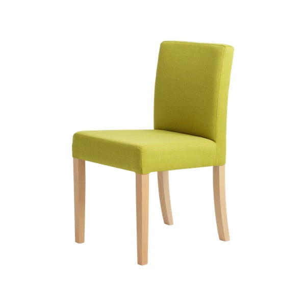 Zelena stolica s prirodnim nogama Custom Form Wilton