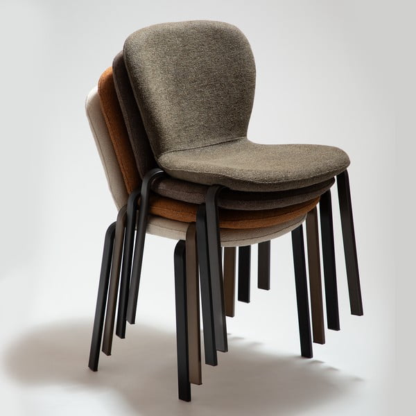 Krem podstavljena blagovaonska stolica Heap – DAN-FORM Denmark-image-1