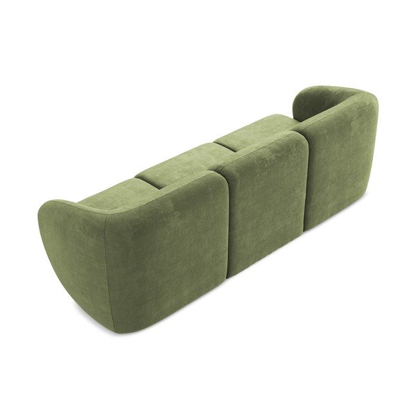 Zelena sofa od šenila 244 cm Lani – Makamii-image-3