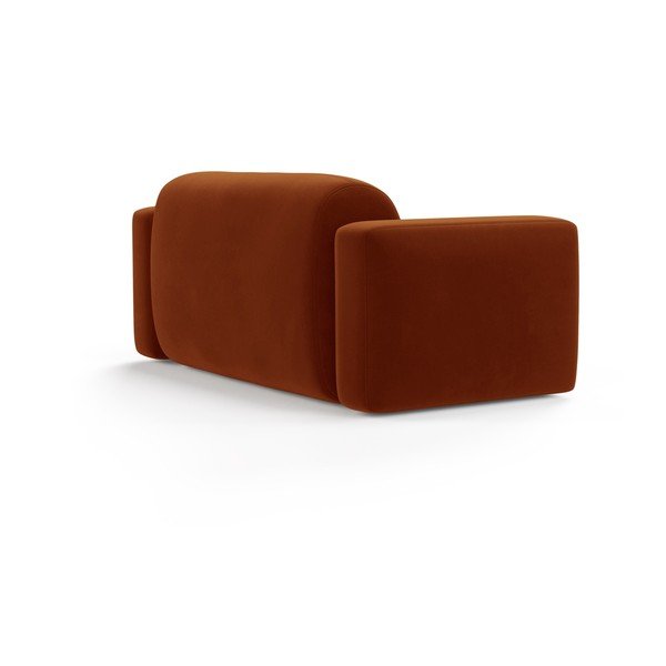 Baršunasti sofa boja terakote 180 cm Strino – Cosmopolitan Design-image-2