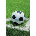 Zelena deka za bebe od flisa 100x150 cm Football – Jerry Fabrics