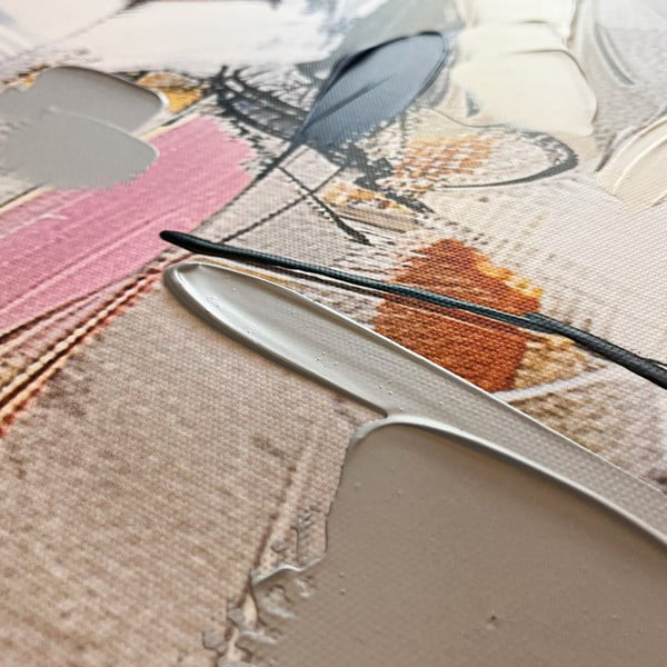 Slika s ručno oslikanim elementima 70x100 cm Cro – Styler-image-2