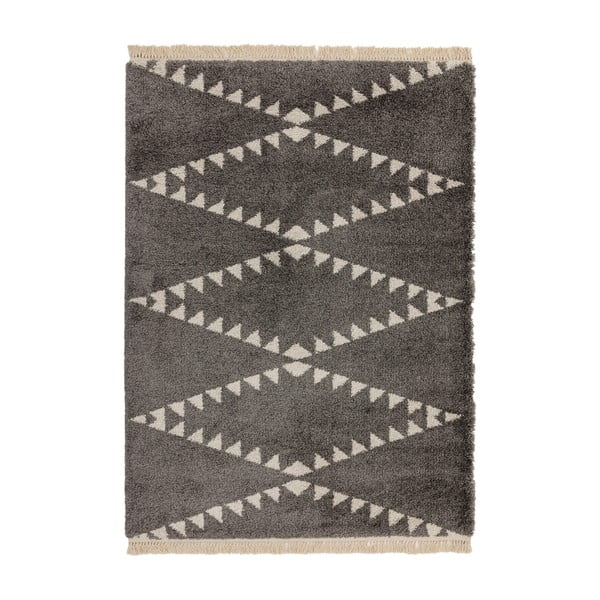 Tamno sivi tepih 200x290 cm Rocco – Asiatic Carpets