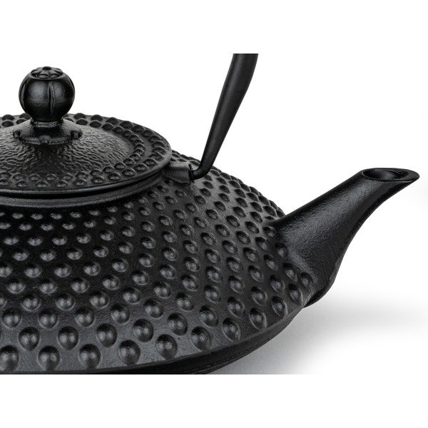 Crni čajnik od lijevanog željeza s cjedilom 1,25 l Xilin – Bredemeijer-image-2