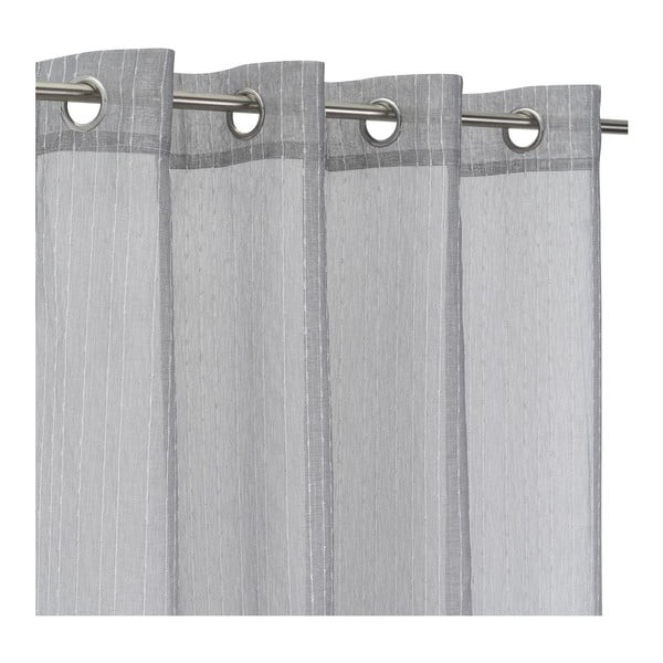 Siva prozirna zavjesa 140x260 cm Vertical Thread – Casa Selección-image-2