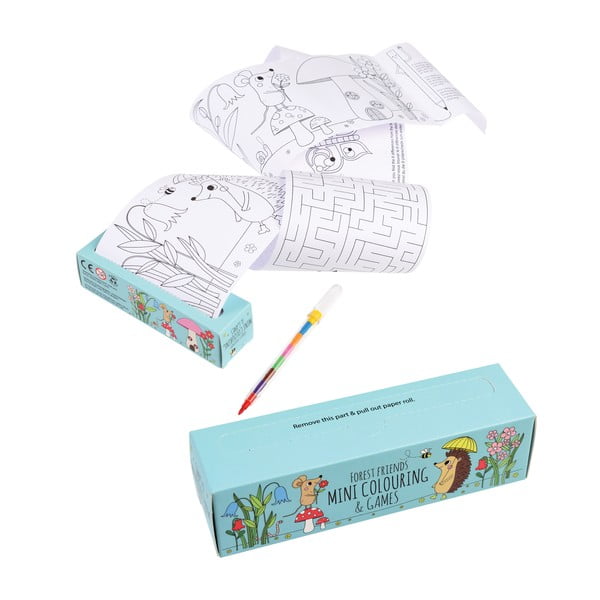 Putni set dječjih bojanki i zagonetki Rex London Forest-image-4