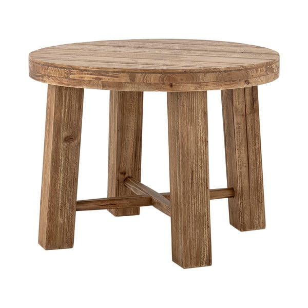 Okrugao stolić za kavu u dekoru egzotičnog drva u tamnoj prirodnoj boji ø 60 cm Emmett – Bloomingville