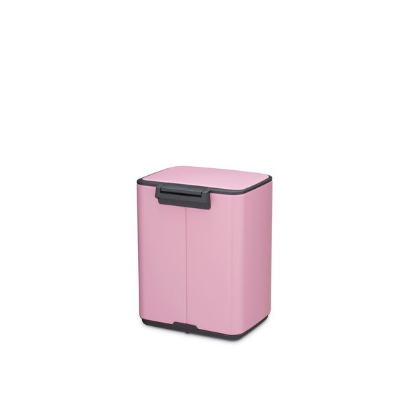 Ružičasta željezna kanta za smeće s pedalom 7 l Bo – Brabantia-image-4