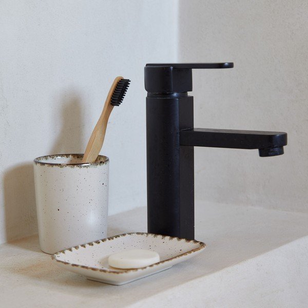 Krem posuda za sapun od kamenine Toscana Bath – Casafina-image-1