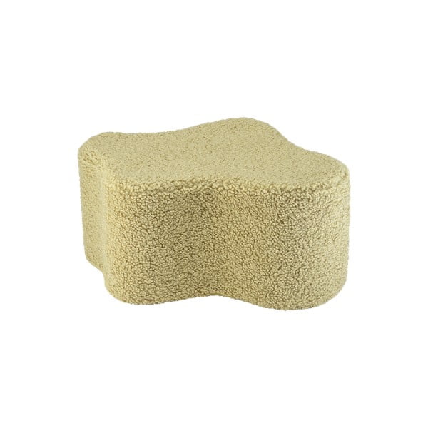 Zeleni dječji tabure od bouclé tkanine Cloud – Wigiwama