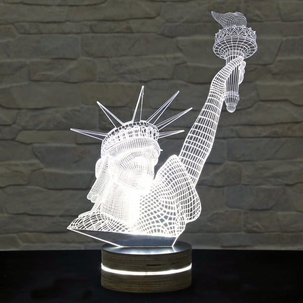3D stolna lampa Kip slobode