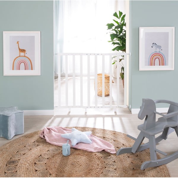 Bijela sigurnosna ograda za stepenice – Roba-image-1