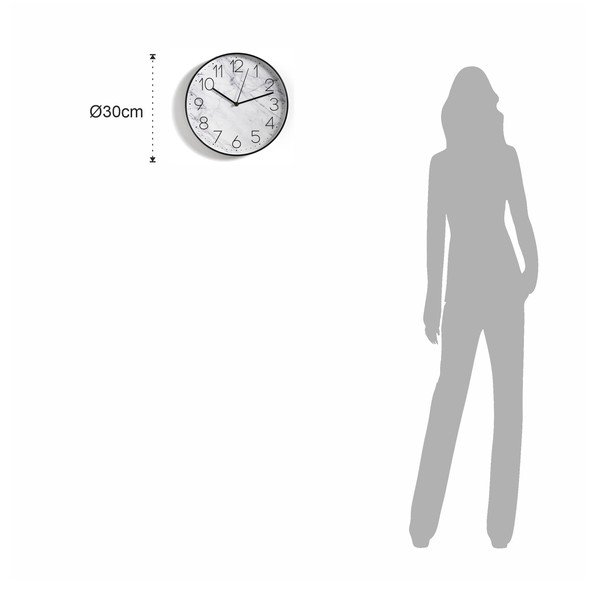 Zidni sat ø 30 cm Basic - Tomasucci-image-2