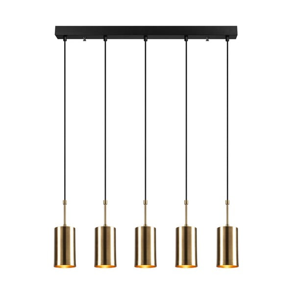Viseća svjetiljka za 5 žarulja u zlatnoj boji Opviq lights Kem-image-2