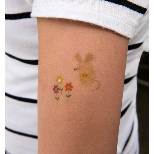 Set od 2 lista s privremenim tetovažama Rex London Rusty And Friends-image-1