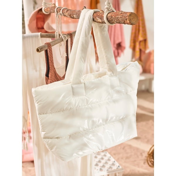 Bijela torba za plažu Sunnylife Puffer-image-1