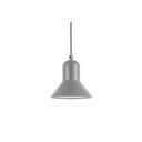 Siva viseća lampa Leitmotiv Slender, visina 14,5 cm