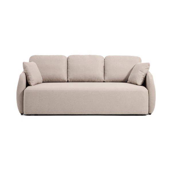 Bež sklopiva sofa od šenila 218 cm Laira – Kave Home
