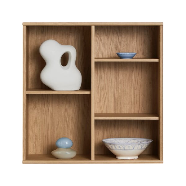 Viseća biblioteka u dekoru hrasta u prirodnoj boji 70x70 cm Mistral – Hammel Furniture-image-2