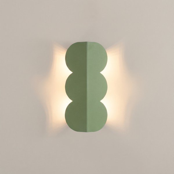 Kadulja zelena zidna lampa aluminijska BISCUIT – Thoro-image-3