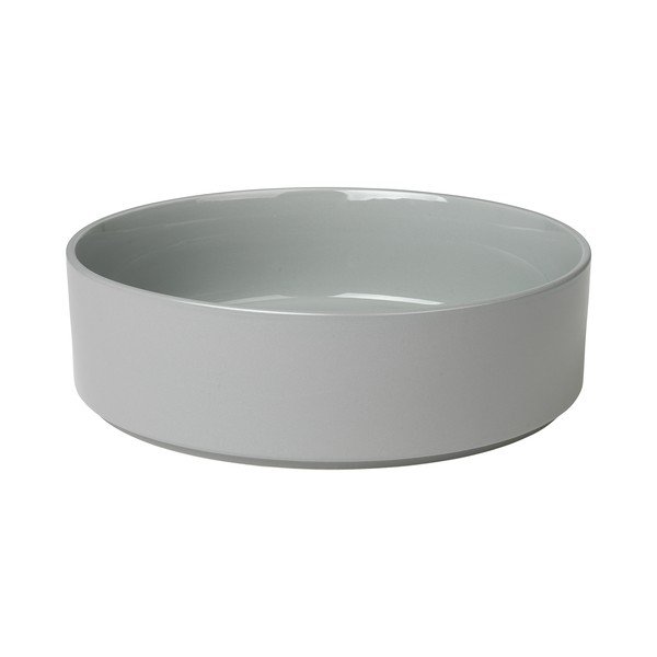 Siva keramička posuda Blomus Pilar, Ø 27 cm