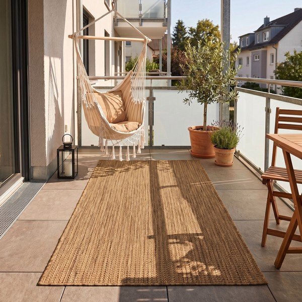 Smeđi unutarnji i vanjski tepih 60x100 cm Mira 1450 – Ayyildiz Carpets-image-1