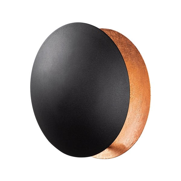Crna/u bakrenoj boji LED zidna lampa ø 25 cm Yosma – Opviq lights-image-4
