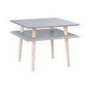 Tamno sivi stolić Ragaba Square, 55 x 55 cm