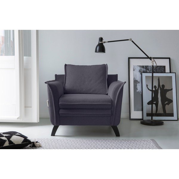 Antracit fotelja Miuform Charming Charlie-image-1